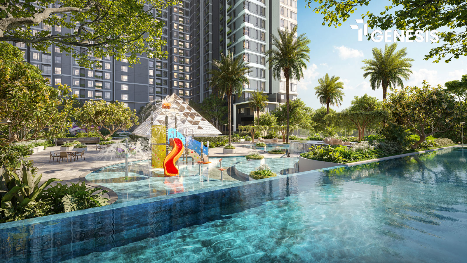 Tiện ích cảnh quan TT Genesis Nhà Bè