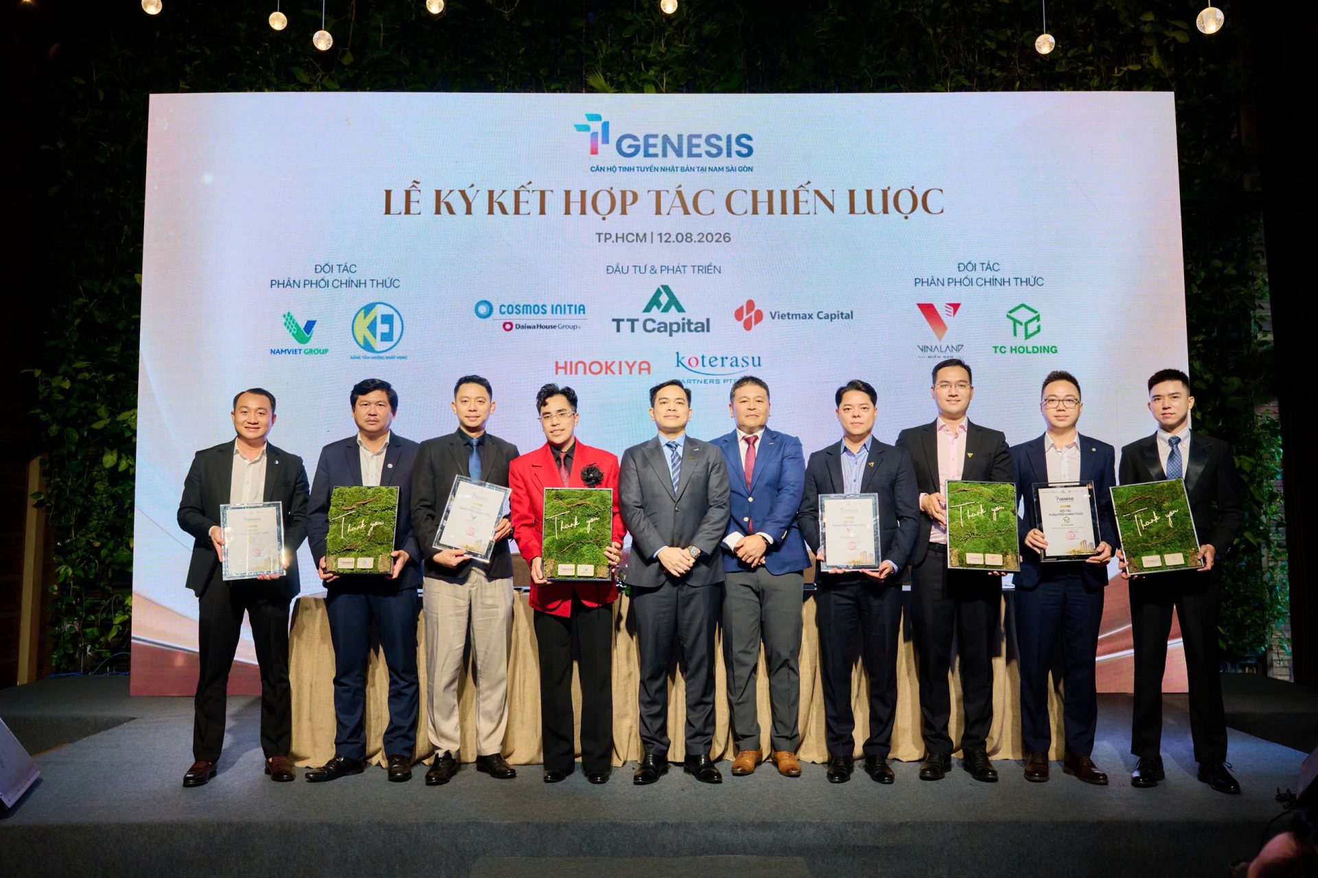 Lễ ký kết hợp tác chiến lược dự án TT Genesis