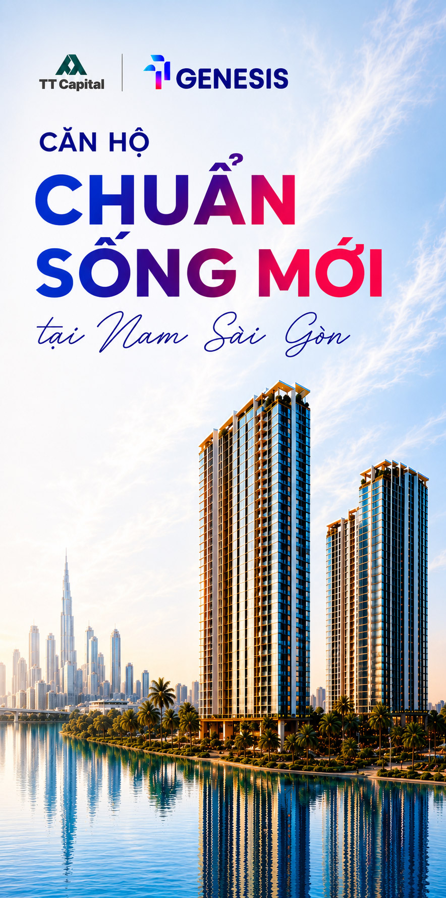 TT Genesis Nhà Bè chuẩn sống mới Nam Sài Gòn